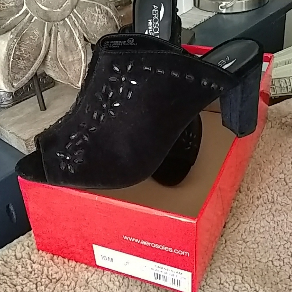 Aerosoles Heelrest Velvet heels